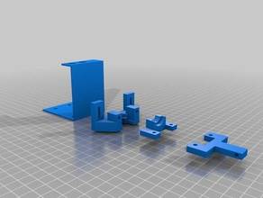 j-montaje de la cabeza eventorbot 3d impresora extrusoras bowden e3d 3d print model - Mito3D