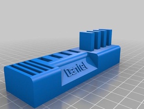 memoria usb tarjeta sd daniel equipo personalizado el titular de la 3d print model - Mito3D