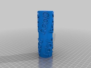 good job text paint roller art tools customized 3d print model - Mito3D