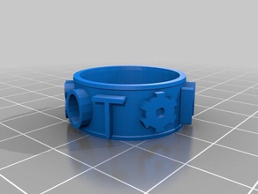 ring rings 3d cubify jewelry maker bot replicator thing-o-matic 3d print model - Mito3D