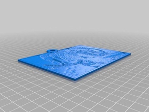travis ram 2d Kunst angepasst 3d print model - Mito3D