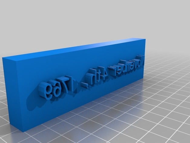 Stempel nov 4 1769 Zeichen logos angepasst 3D print model - Mito3D