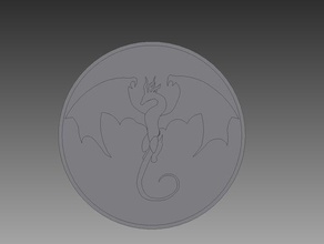 dragon du nom de modèle 3d l'imprimante accessoires pins 3d print model - Mito3D