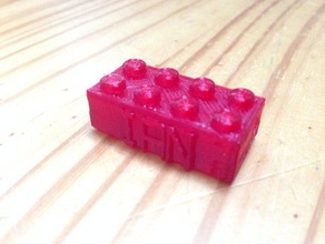 ian blocs lego la construction les jouets personnalisé 3d print model - Mito3D