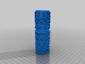 Engel Ewigkeit Farbroller Kunst tools angepasst 3d print model - Mito3D