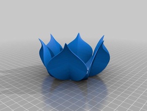 lotus-Schüssel Container 3d print model - Mito3D