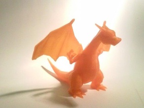 charizard criaturas charmander fogo glurak pokemon 3d print model - Mito3D