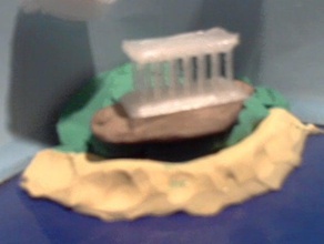 openscad tempio greco art 3d modello 3d print model - Mito3D