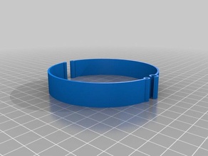 my customized clasp simpler watchband bracelets 3d print model - Mito3D