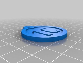 1c adjusted keychains customized 3d print model - Mito3D