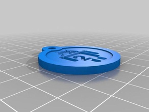 android2 keychains customized 3d print model - Mito3D