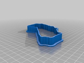 califórnia cortador de cookie a cozinha jantar personalizado 3d print model - Mito3D