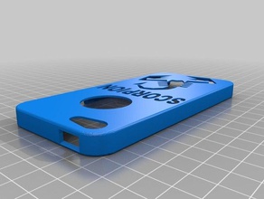 caso del iphone 5 escorpión 3d la impresión caratula carcasa escorpion 3d print model - Mito3D