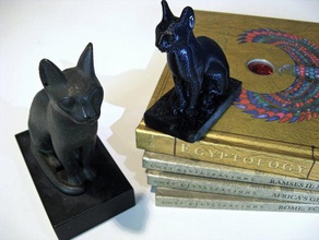 tarama kopya Mısır kedi Heykeli tarar kopyaları 3d print model - Mito3D