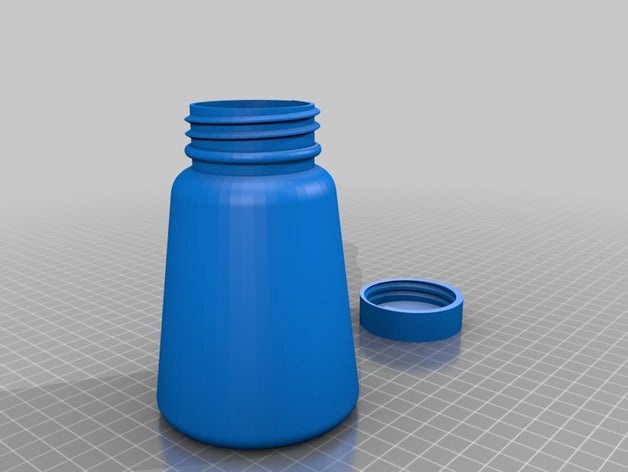 meine angepasste sksbottle Container 3D print model - Mito3D