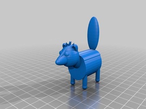 skunk modelo los animales 3d print model - Mito3D