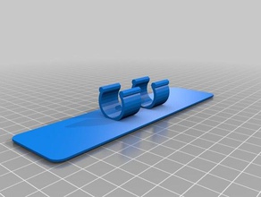 mon personnalisées balise de pince ronde des signes logos 3d print model - Mito3D