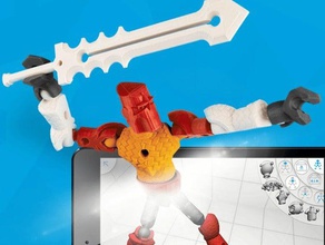 modio cavaleiro construção brinquedos 3d print model - Mito3D