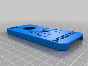 iphone 5 case spiderman 3d printing 3d print model - Mito3D