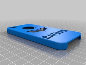 caso del iphone 5 de batman 3d la impresión 3d print model - Mito3D