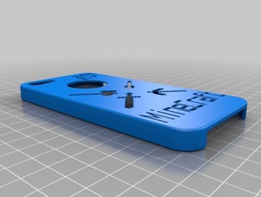 iphone 5 vaka minecraft 3d baskı kılıfı 3d print model - Mito3D