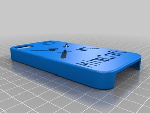 iphone 4 vaka minecraft 3d baskı iphone4 kılıfı 3d print model - Mito3D