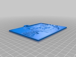 ton test 2d art personnalisé 3d print model - Mito3D