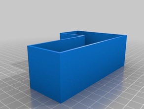 tetris bookshelf shape organization customized 3d print model - Mito3D