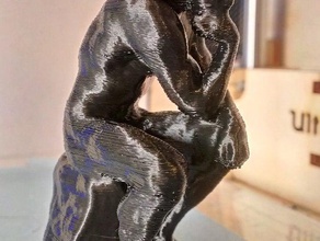rodins pensador las esculturas art estatua 3d print model - Mito3D