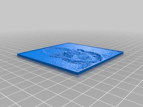 greco lithophane parametrizando comprimento espessura Arte 2d personalizado 3d print model - Mito3D