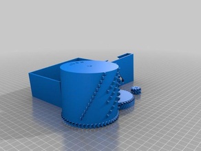 il mio personalizzato parametrico music box meccanica giocattoli 3d print model - Mito3D