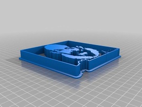 greco base del cortador de la galleta cocina comedor personalizado 3d print model - Mito3D