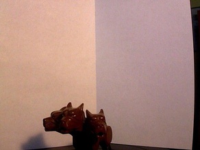 esponjoso 3 cabezas de perro art makerbotdigitizer scan 3d print model - Mito3D