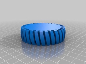 my customized ruffled bracelet bracelets 3d print model - Mito3D