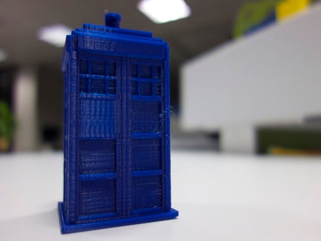 tardis polícia caixa de hollow interior veículos 3D print model - Mito3D