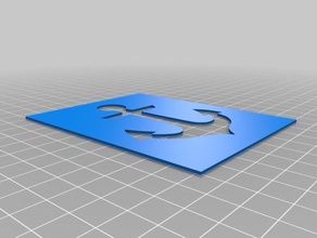 ancrage au pochoir art outils personnalisé 3d print model - Mito3D