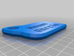 garcia keychain-design 1 sport outdoors customized 3d print model - Mito3D