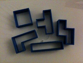 tetris emporte-pièces d'autres la géométrie tetramino tetrimino tétromino du jeu vidéo les jeux un 3d print model - Mito3D