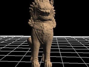 guardião de lion esculturas 3d print model - Mito3D