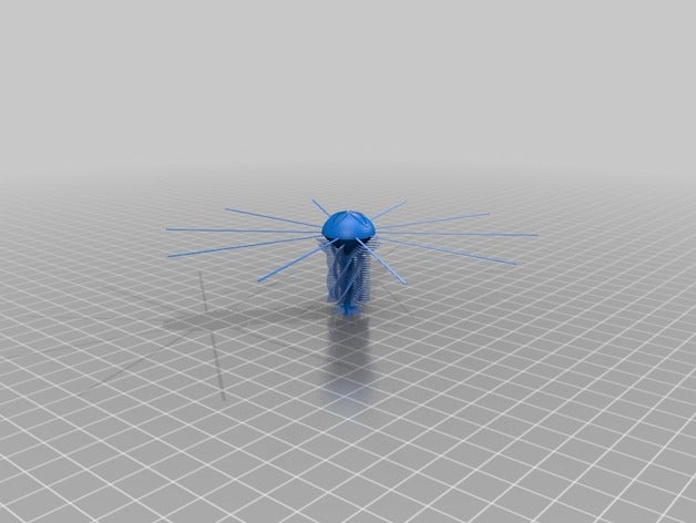 mon personnalisée de méduses drooloops les animaux 3D print model - Mito3D