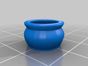 pequeno pote 3d impressão 3d print model - Mito3D