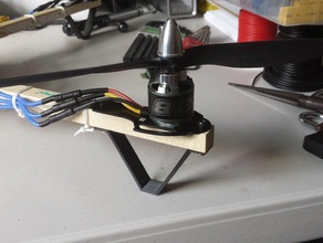 quadcopter atterraggio skidgear x525 rc veicoli 3d print model - Mito3D