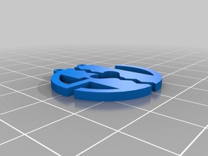 meine angepasste halb-Herz-Monogramm-Anhänger Schmuck 3d print model - Mito3D