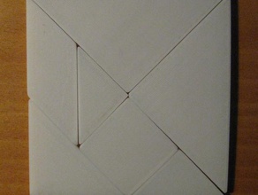 tamgram bulmaca tangram 3d print model - Mito3D