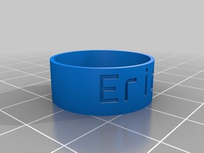 erick ring size 12 rings customized 3d print model - Mito3D