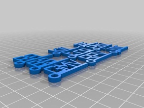 nuevo lote ii llaveros personalizado 3d print model - Mito3D