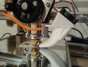 fan nozzle luefterblende k8200 3d printer parts 3d print model - Mito3D