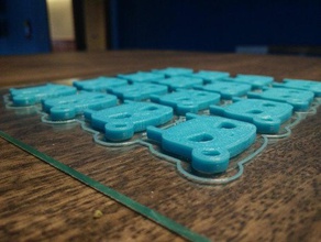 cyanogenmod cid trousseau de clés des signes logos 3d print model - Mito3D