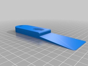 imprimer le lit d'un grattoir 3d de l'imprimante accessoires abs pla levier supprimer remover surface du soulever mastic 3d print model - Mito3D