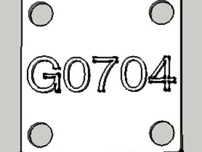 g0704 cover axis machine tools cnc 3d print model - Mito3D